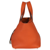 Hermès Feu Clemence Picotin Lock 18 PHW Handbag 2