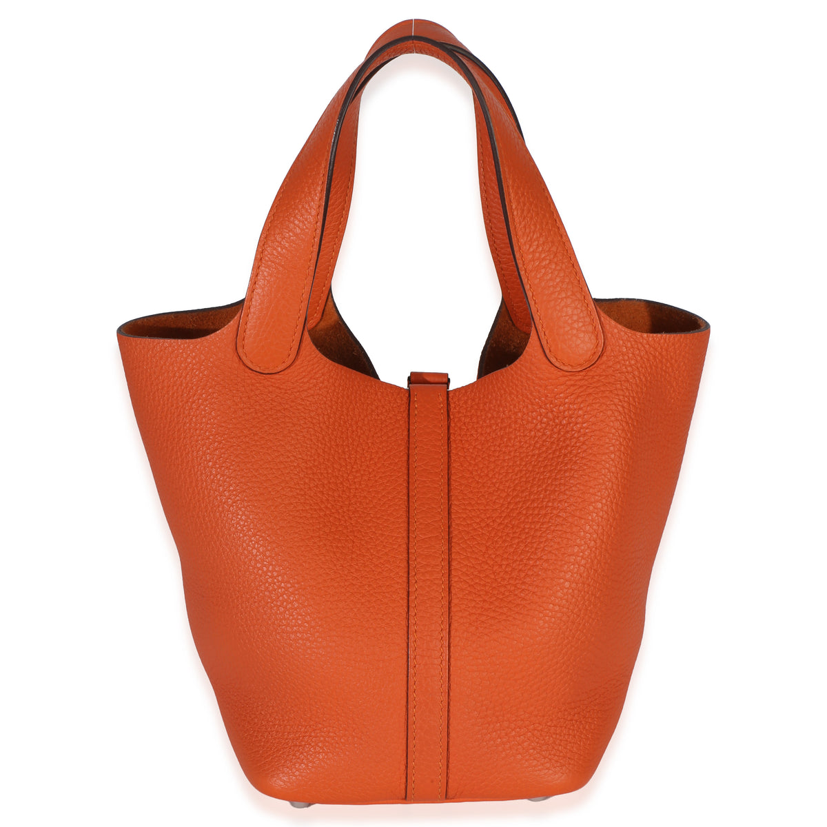Hermès Feu Clemence Picotin Lock 18 PHW Handbag 3