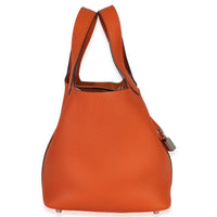 Hermès Feu Clemence Picotin Lock 18 PHW Handbag 4