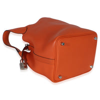 Hermès Feu Clemence Picotin Lock 18 PHW Handbag 8