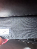 Chanel Black Quilted Lambskin CC Half Moon Top Handle Flap Handbag ad3