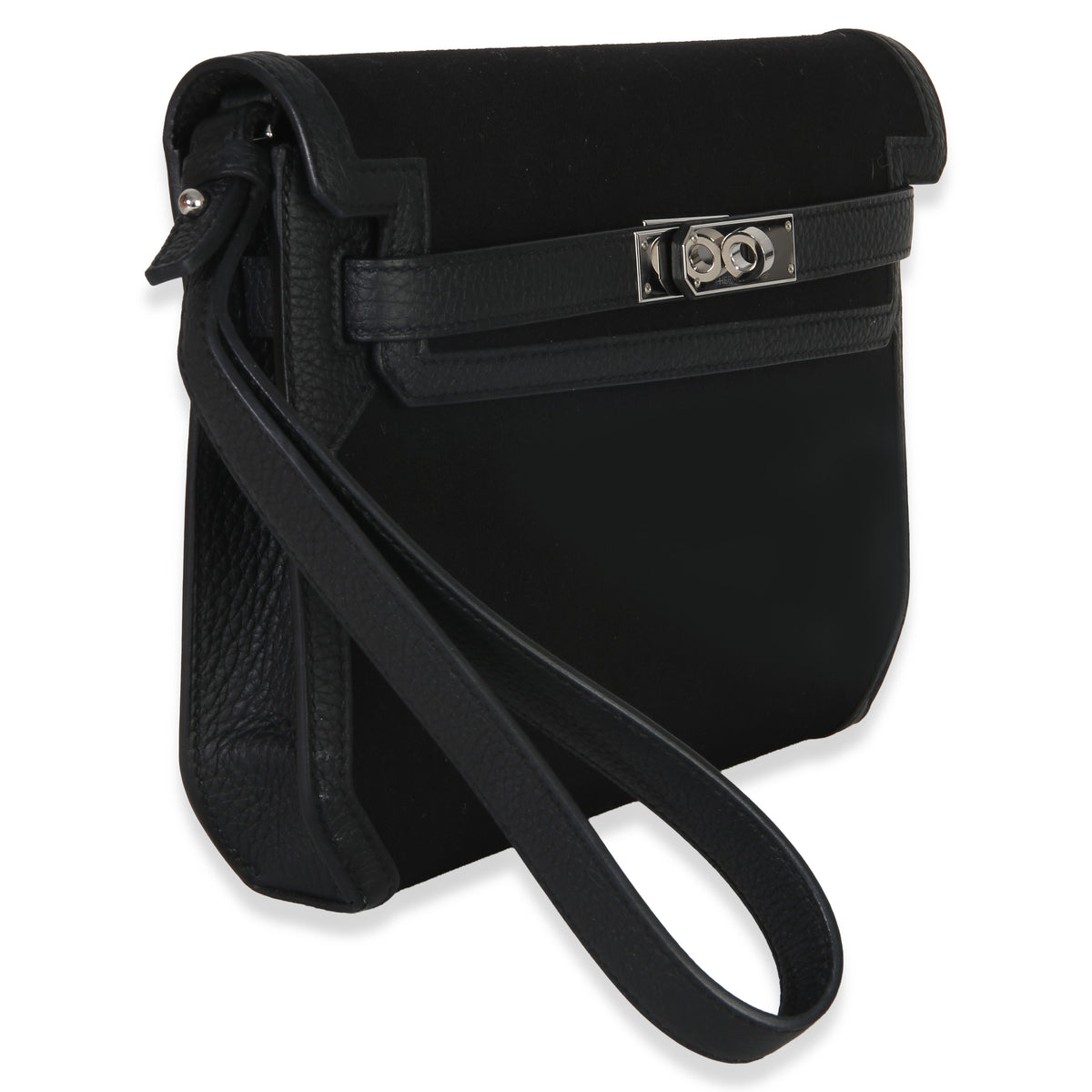 Hermès Black Togo Wollycot Depeches 25 PHW Handbag 3