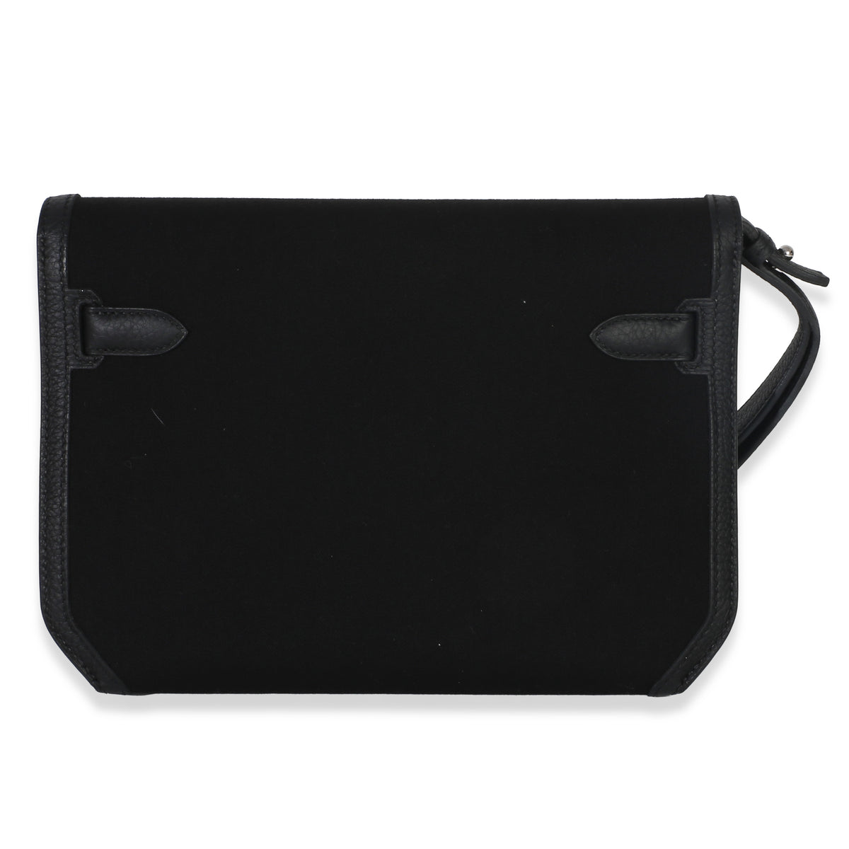 Hermès Black Togo Wollycot Depeches 25 PHW Handbag 4