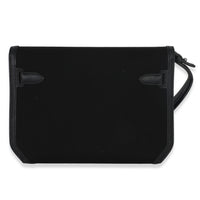 Hermès Black Togo Wollycot Depeches 25 PHW Handbag 4