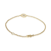 David Yurman Yellow Gold Diamond Cable Collectibles Heart & Arrow Bracelet pv