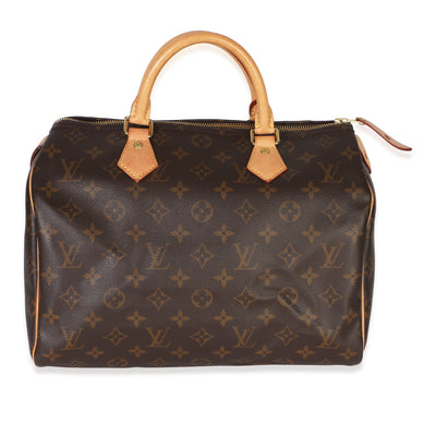 Louis Vuitton Monogram Canvas Speedy 30 Handbag fv
