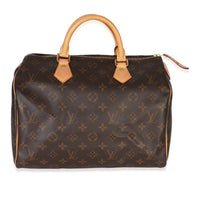 Louis Vuitton Monogram Canvas Speedy 30 Handbag fv
