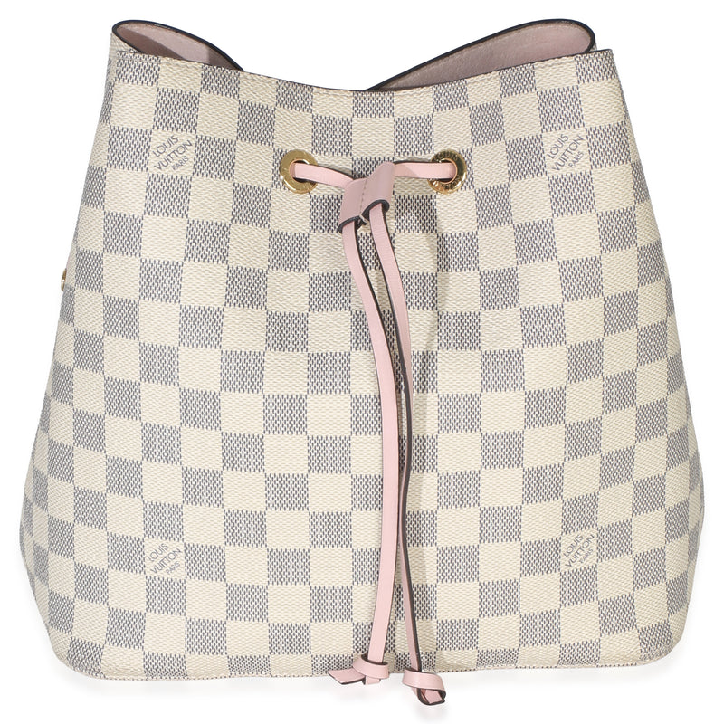 Louis Vuitton Eau De Rose Damier Azur Neonoe MM Handbag id