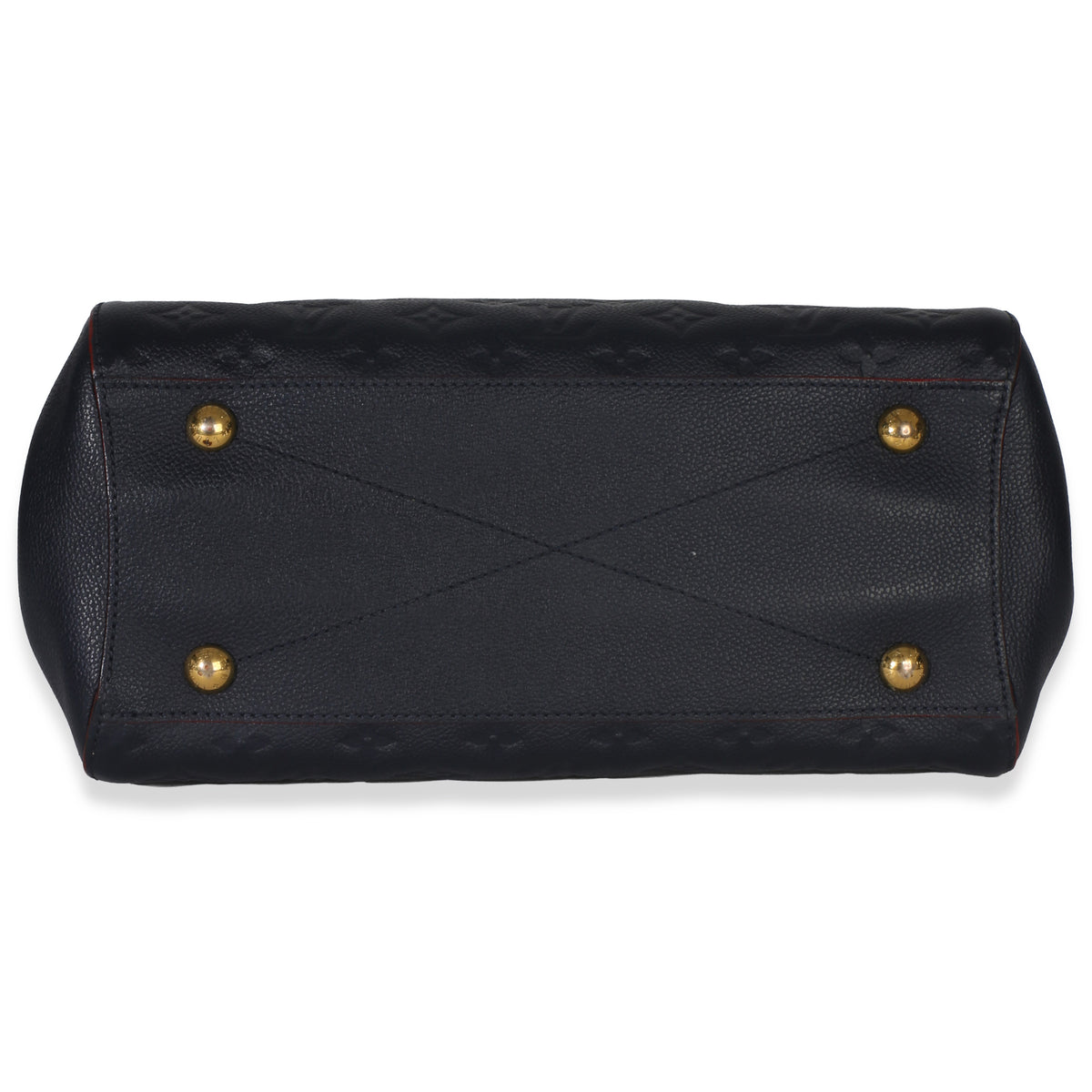 Louis Vuitton Marine Rouge Monogram Empreinte Montaigne MM Handbag 5