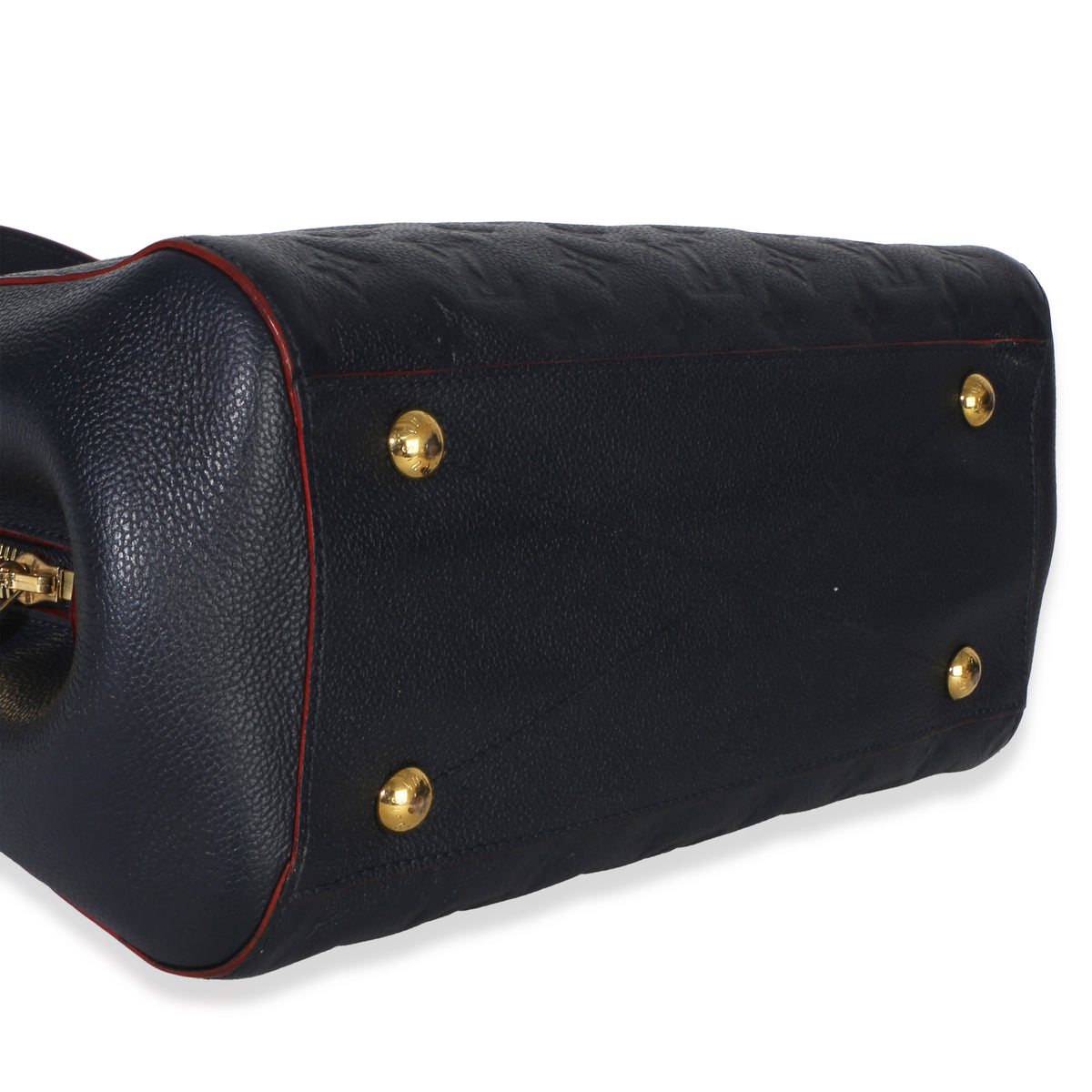 Louis Vuitton Marine Rouge Monogram Empreinte Montaigne MM Handbag 7
