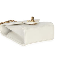 Chanel White Lambskin Quilted Chic Pearls Clutch On Chain Handbag 7