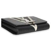 Louis Vuitton Black White V Monogram Canvas Twist Wallet on Chain Handbag 7