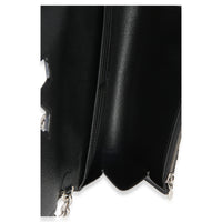 Louis Vuitton Black White V Monogram Canvas Twist Wallet on Chain Handbag 9