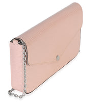 Louis Vuitton Pink Epi Leather Felicie Pochette Handbag 4