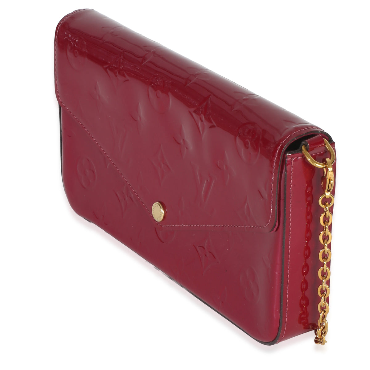 Louis Vuitton Fuschia Monogram Vernis Felicie Pochette Handbag 2