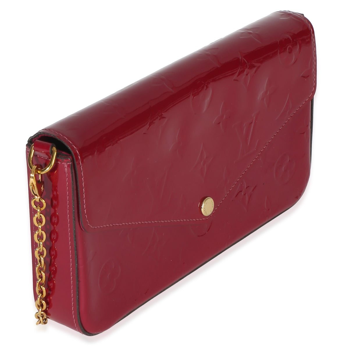 Louis Vuitton Fuschia Monogram Vernis Felicie Pochette Handbag 3
