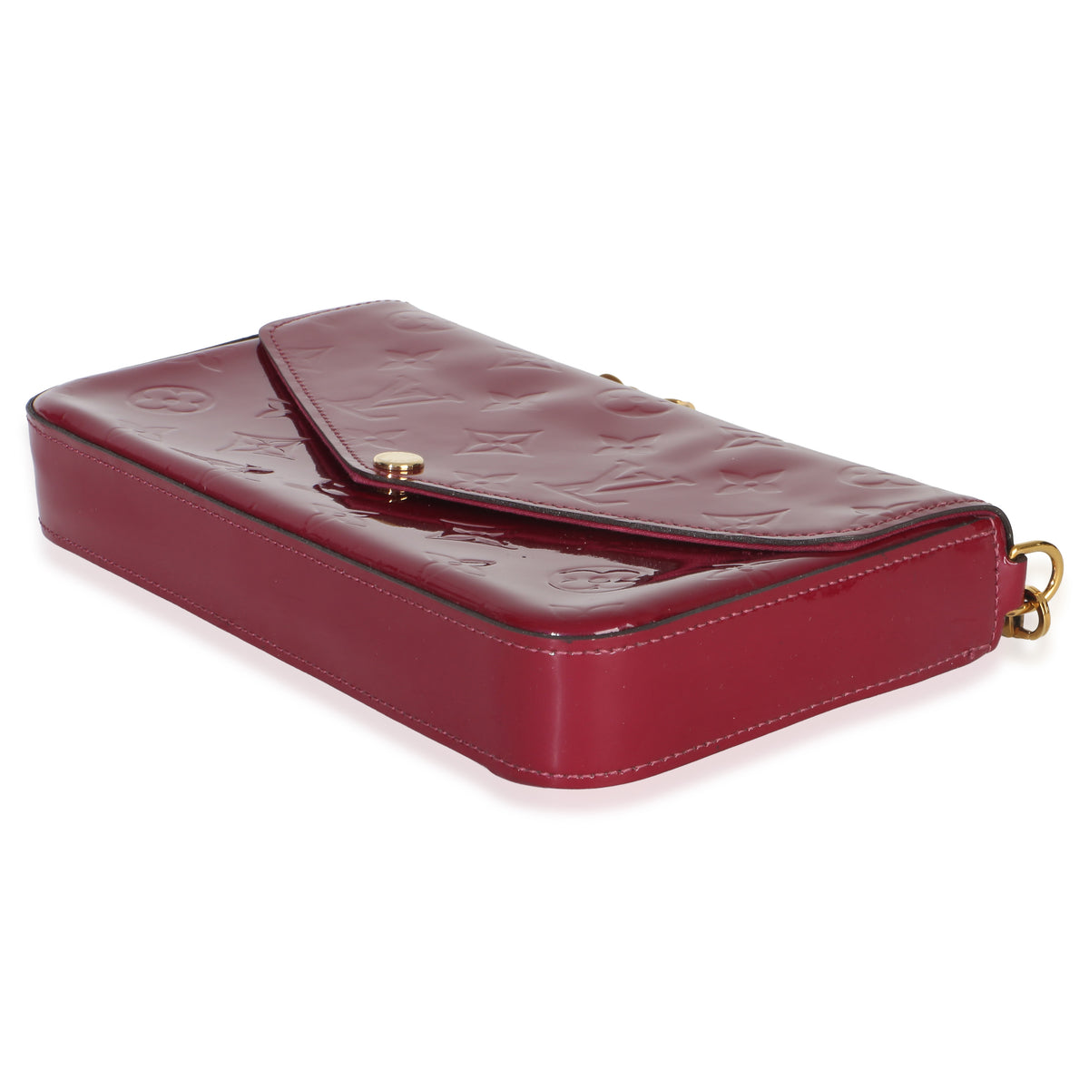 Louis Vuitton Fuschia Monogram Vernis Felicie Pochette Handbag 6