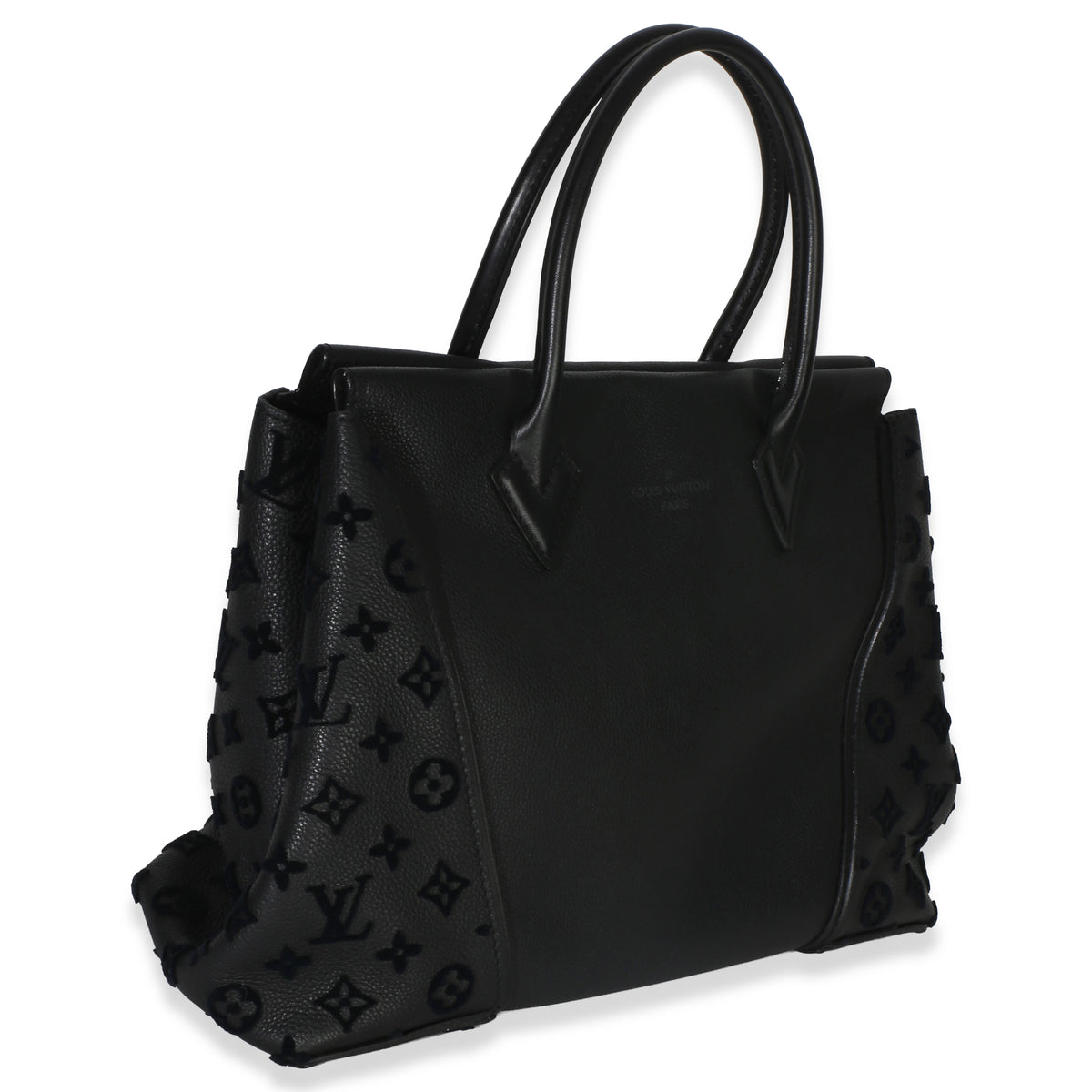 Louis Vuitton Black Monogram Tufted Veau Cachemire W Tote PM Handbag 3
