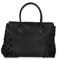 Louis Vuitton Black Monogram Tufted Veau Cachemire W Tote PM Handbag 4