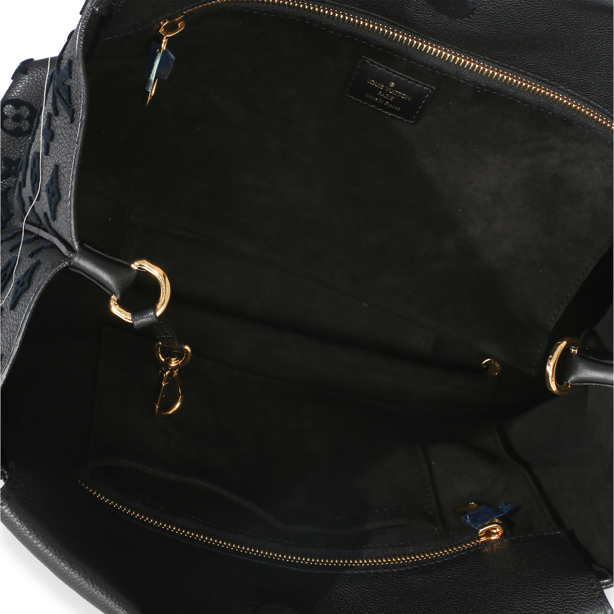 Louis Vuitton Black Monogram Tufted Veau Cachemire W Tote PM Handbag 8