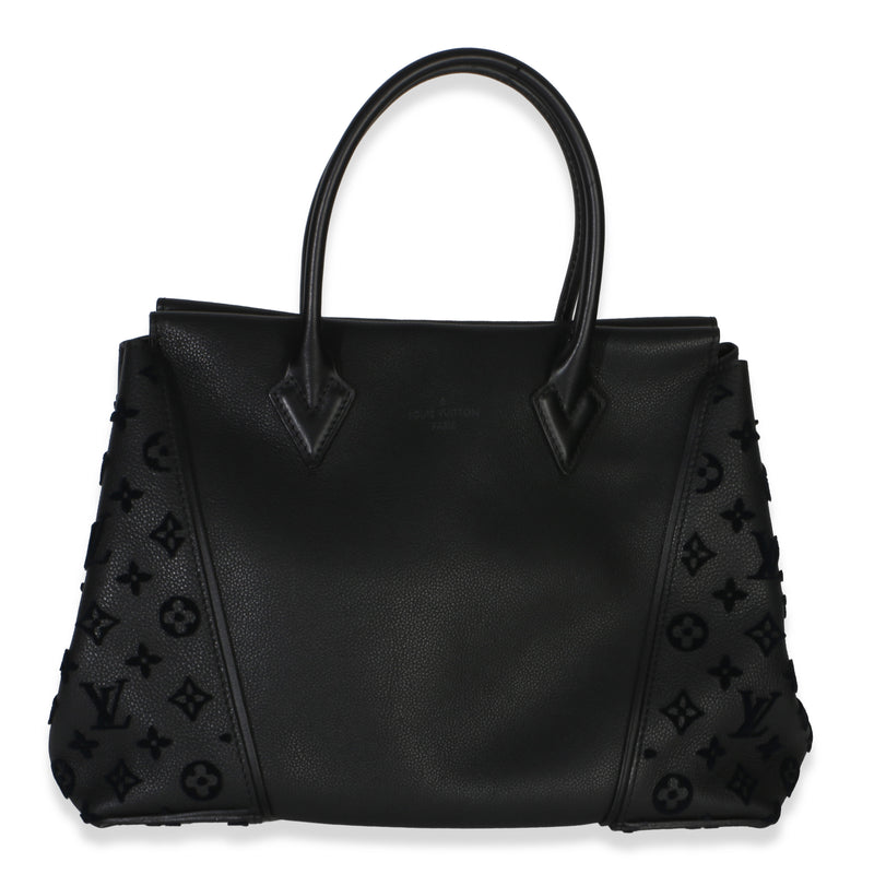 Louis Vuitton Black Monogram Tufted Veau Cachemire W Tote PM Handbag fv
