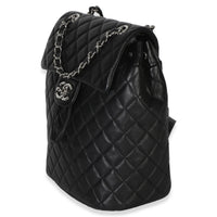 Chanel Black Quilted Lambskin Small Urban Spirit Backpack Handbag 2