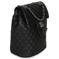 Chanel Black Quilted Lambskin Small Urban Spirit Backpack Handbag 3