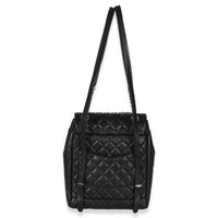 Chanel Black Quilted Lambskin Small Urban Spirit Backpack Handbag 4