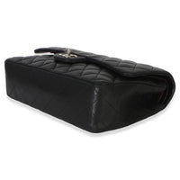 Chanel Black Quilted Lambskin Medium Classic Double Flap Bag Handbag 6