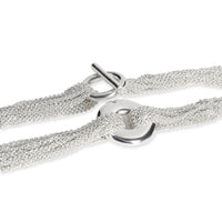 Tiffany & Co. Sterling Silver  Multi Strand Circle Necklace