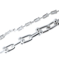Tiffany & Co. Sterling Silver  HardWear Graduating Link Necklace clasp