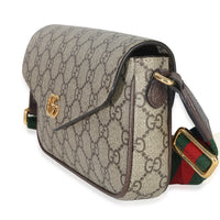 Gucci GG Supreme Monogram Textured Dollar Calfskin Web Mini Ophidia Envelope Bag Handbag 2