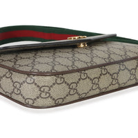 Gucci GG Supreme Monogram Textured Dollar Calfskin Web Mini Ophidia Envelope Bag Handbag 7