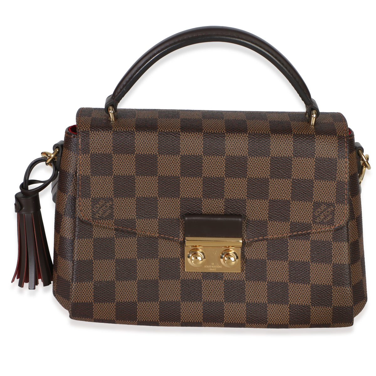 Louis Vuitton Damier Ebene Canvas Croisette Handbag id