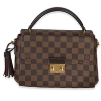 Louis Vuitton Damier Ebene Canvas Croisette Handbag id
