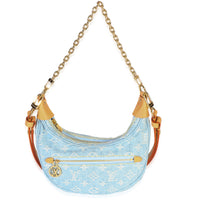 Louis Vuitton Light Blue Monogram Denim Loop Bag Handbag id