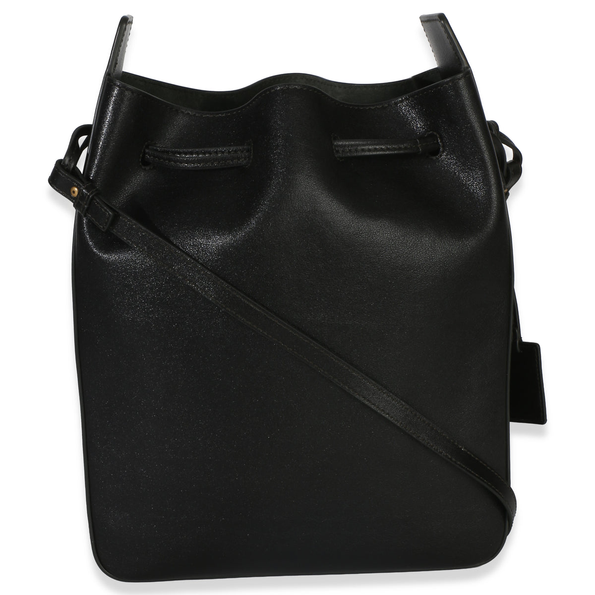 Saint Laurent Black Calfskin Small Bucket Bag Handbag 4