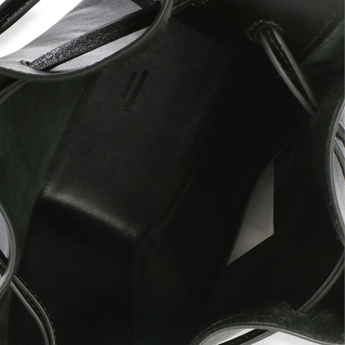 Saint Laurent Black Calfskin Small Bucket Bag Handbag 9