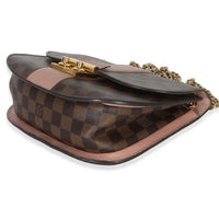 Louis Vuitton Magnolia Damier Ebene Cuir Taurillon Wight Chain Bag Handbag 6