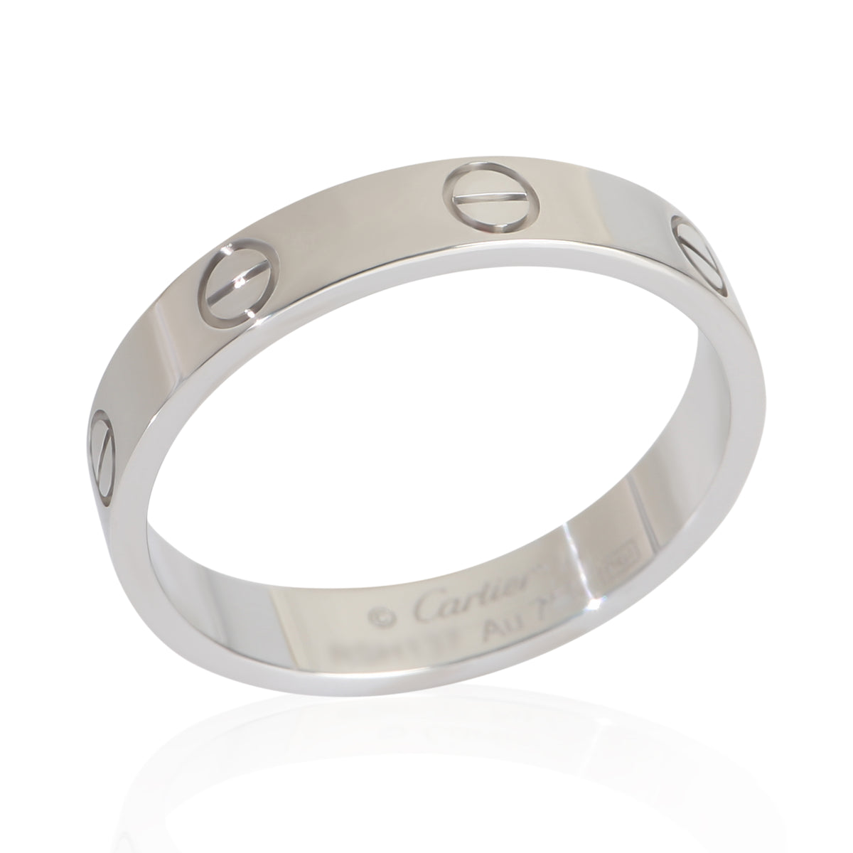 Cartier White Gold  Small Model Love Ring bv