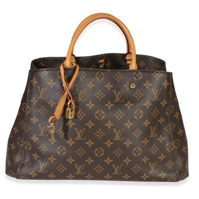 Louis Vuitton Monogram Canvas Montaigne GM Handbag fv
