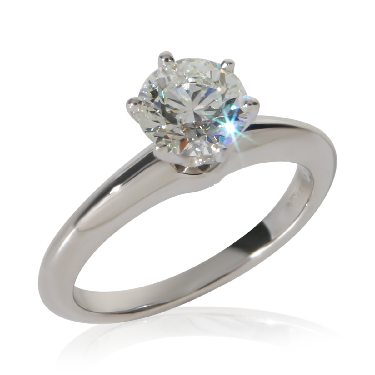 Tiffany & Co. 0.97 ct Round Brilliant Diamond Engagement Ring av