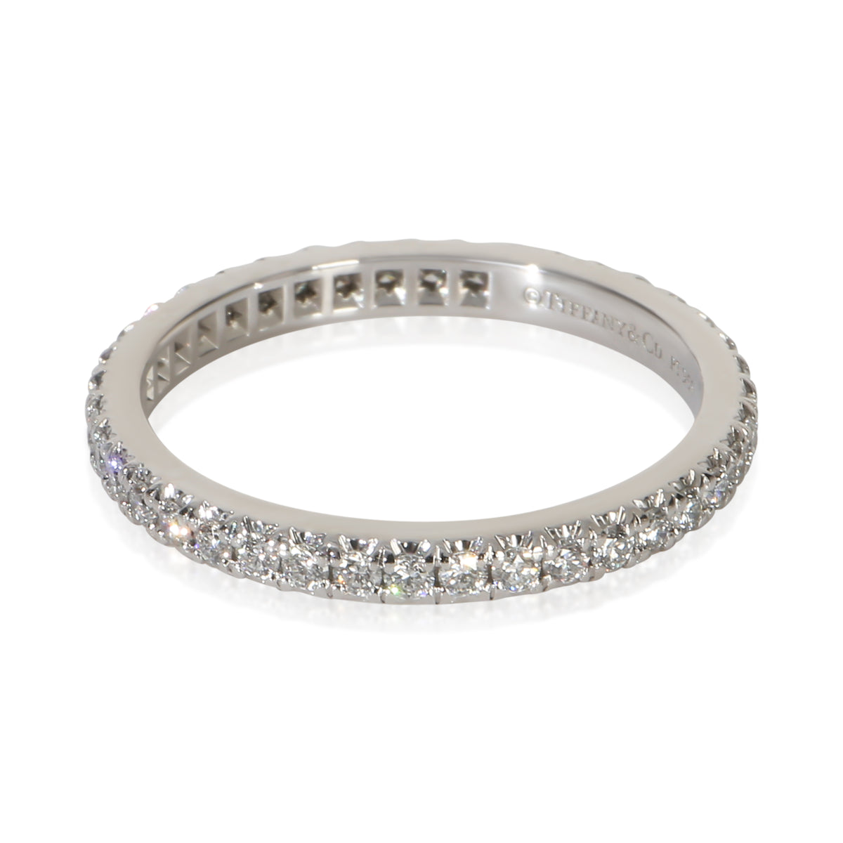 Tiffany & Co. Platinum Diamond Soleste Band sv