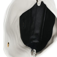 Saint Laurent Crema Soft Quilted Lambskin Large Sade Puffer Envelope Clutch Handbag 8