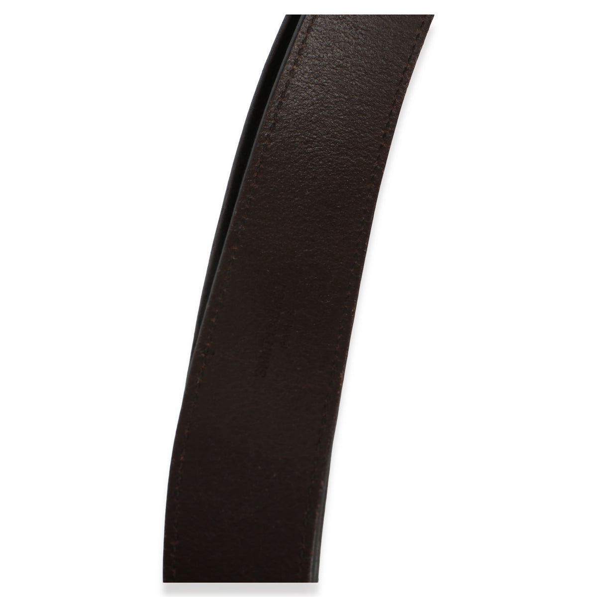 Saint Laurent Men's Brown Lambskin Cassandre Belt 100/40 5