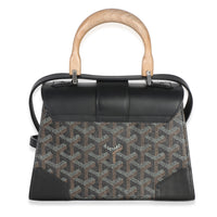 Goyard Black ine Canvas Structured Mini Saigon Top Handle Handbag 4