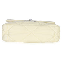 Chanel Light Yellow Quilted Lambskin Medium  19 Flap Bag Handbag 5