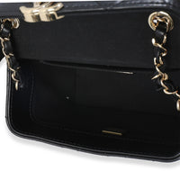 Chanel Black Quilted Lambskin Small Secret Box Bag Handbag 9