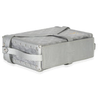 Goyard Silver Precious Metals ine Canvas Minaudiere Trunk Handbag 8