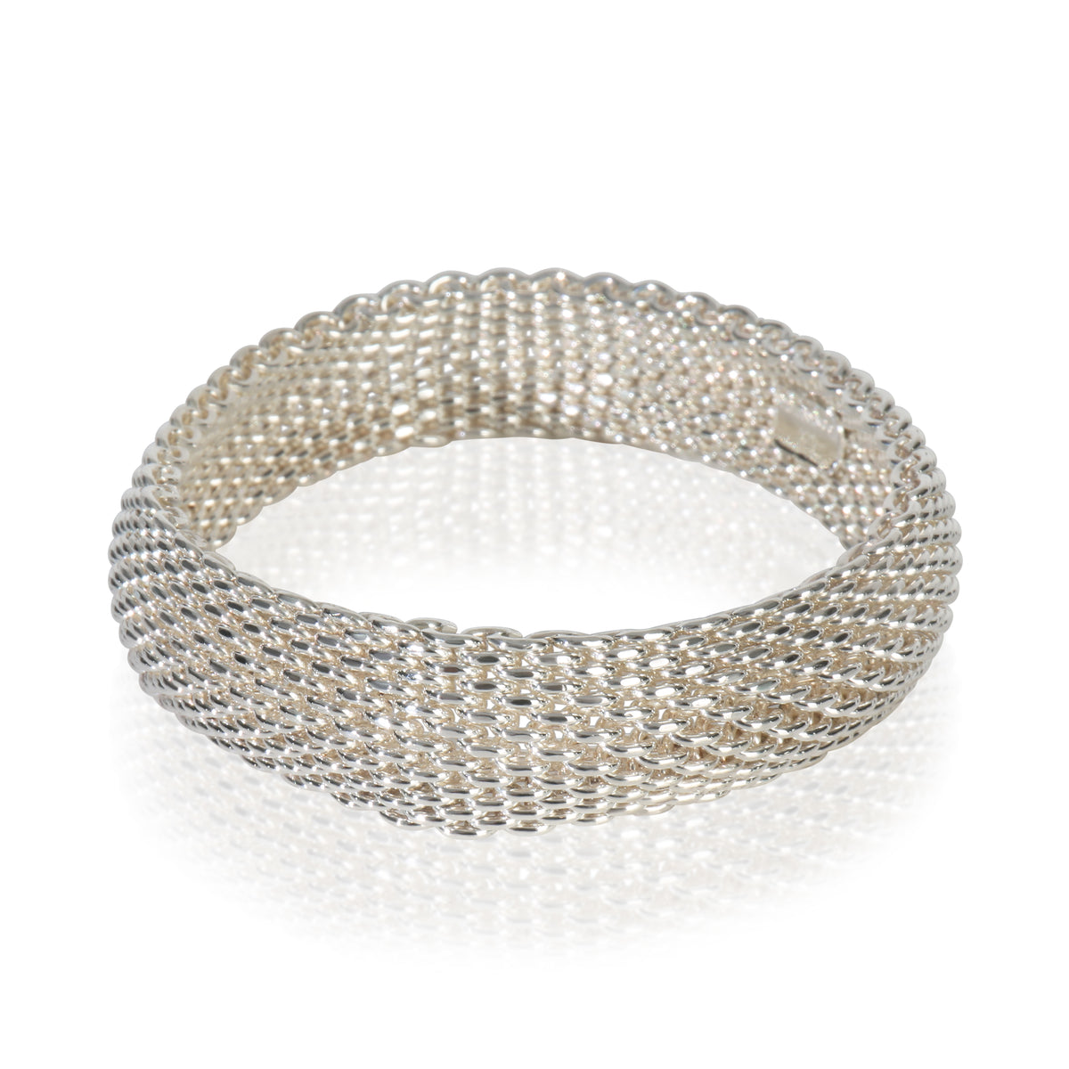 Tiffany & Co. Sterling Silver  Somerset Mesh Bracelet